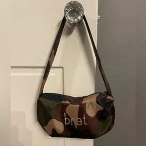 Custom Camo Brat Baguette Purse